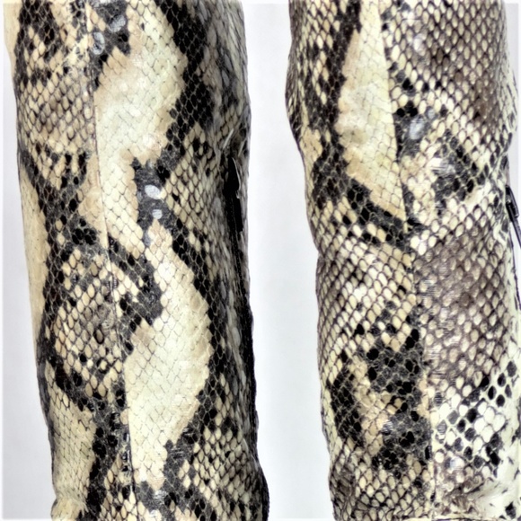 Charlotte Russe 8, knee high faux snakeskin boots - Picture 5 of 8